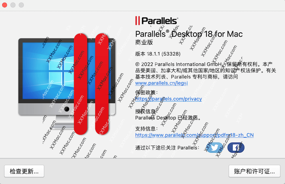 虚拟大师苹果破解版最新版:Parallels Desktop 18 永久破解安装教程(pd18 免激活秘钥安装)