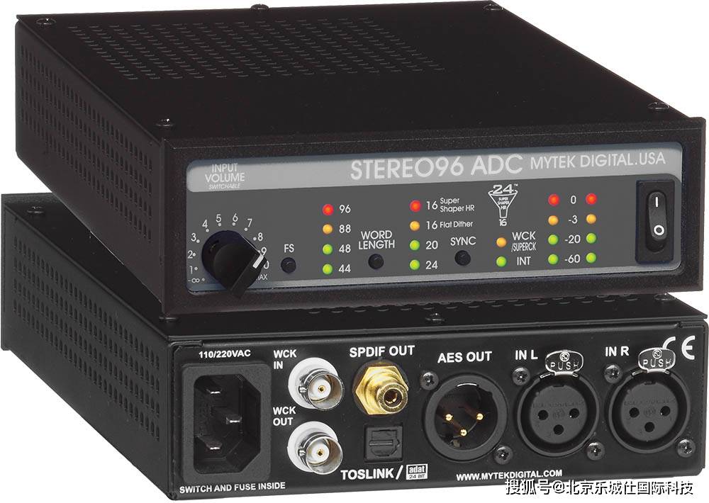 文字云时钟苹果版
:mytek STEREO96 ADC 转换器
